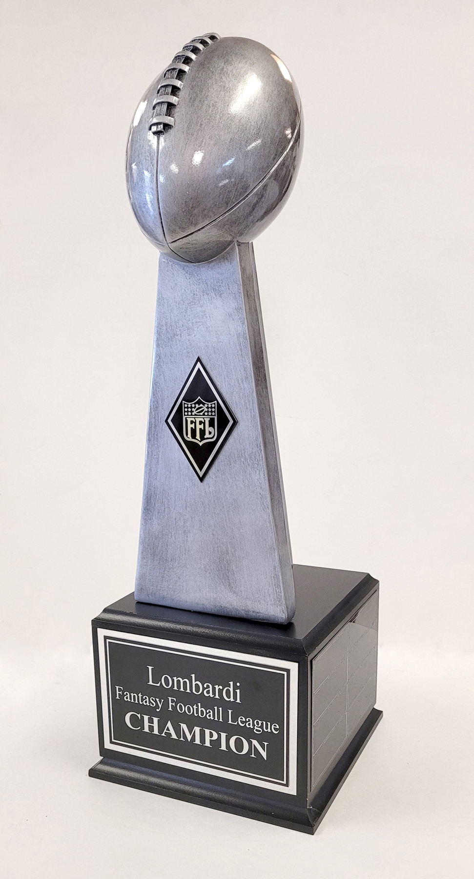 LOMBARDI STYLE FANTASY FOOTBALL TROPHY 10.25"  FREE ENGRAVING FAST SHIPPING 