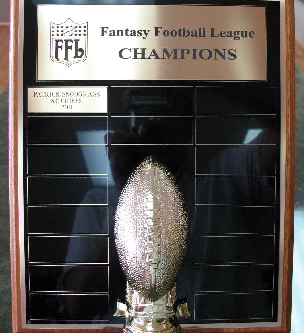 10 x 13 Fantasy Football Plaque