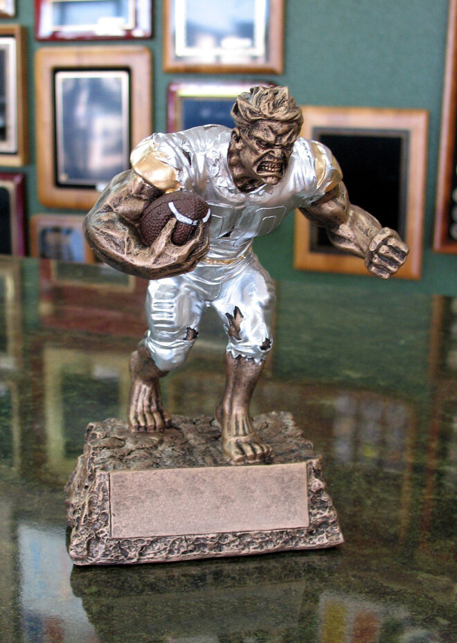 Shop Generic Football Fantasy Champions Trophy Model 16cm Hight Resin  Online