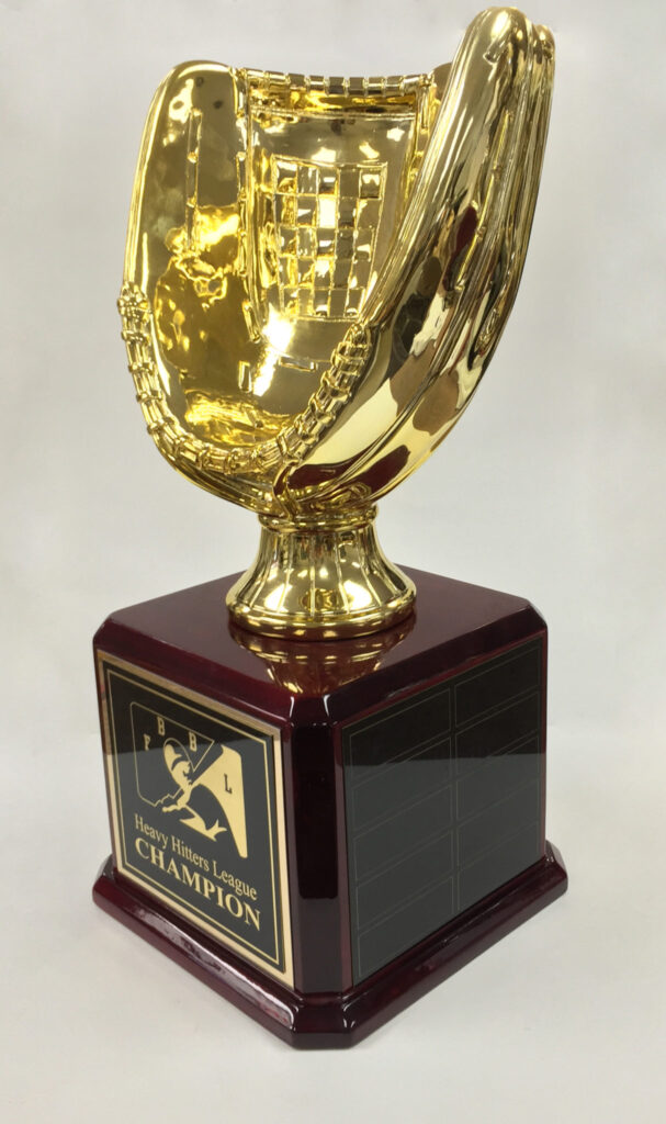 17.25" Tall Fantasy Baseball Traveling Trophy Fantasy Trophy Store