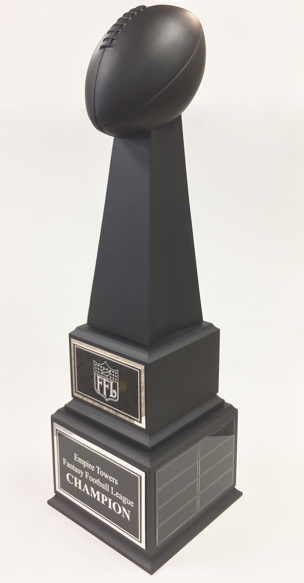 Fantasy Football Lombardi Trophy Award with Base Free Engraving. 