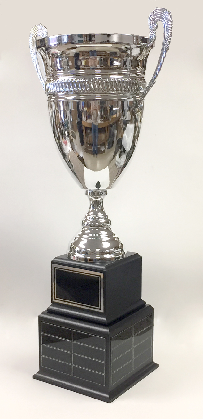Custom Made Silver Plated Trophy for F1 Esports